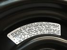 000001 Mopar Cuda Challenger Collapsible Space Saver Tire Sticker Decal Aar