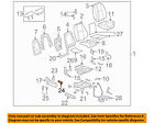 12451498 Gm Silverado Sierra Tahoe Passenger Way Power Seat Switch