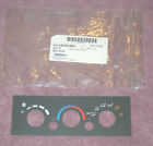 16181404 Gm Face Place For Hvac Controls