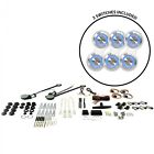 18509 Autoloc Power Accessories Window Kit With Retro Billet Switches Blue