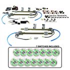 18548 Autoloc Power Accessories Flat Glass Window Kit Retro Billet Switches