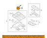 1k0959613c81u Volkswagen Vw Oem Golf Sunroof Moon