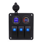1lh1638213imjt5933 Unbranded Gang Rocker Switch Panel Circuit Blue Led Light For