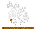 25858426 Gm Headlamp Switch
