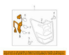 26551zh210 Nissan Oem Titan Taillight Tail