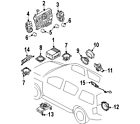 28043-zq01a Infiniti Genuine Oem Radio Switch Knob