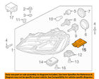 4h0907472f Volkswagen Vw Oem Jetta Headlight