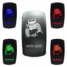 5362a44b Caliber Racing Rocker Switch Rock Lights Jeep On Off Orange