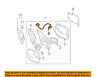 76206szaa01 Honda Oem Pilot Door Side Rear View Harness Right