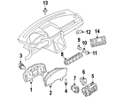 7f9z-11654-ba Ford Genuine Oem Headlamp Switch