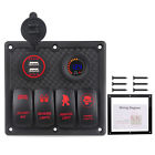 817190430971 Unbrand Gang Red Led Dual Usb Switch Panel