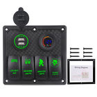 817190430988 Unbrand Gang Green Led Dual Usb Switch Panel