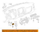 84154110 Gm Oem Sierra Headlamp Switch