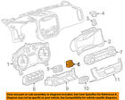 84252238 Gm Oem Dash Instrument Panel