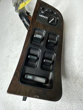3363v-a110 Acura 1991-1995 Legend Sedan Driver Master Power Window Switch With Wood Trim