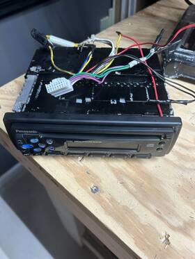 Cq-dp930euc Aftermarket Panasonic Radio Cd Player Aa7222