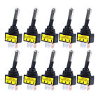 Asw-15d Unbranded Pack Amp Car Boat Blue Led Light Toggle Rocker