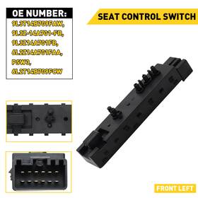 6l2z14a701faa Auxito 10 Power Way Control Seat Switch For Ford Escape F-150 F-250 F-350 9l3t14b709f D