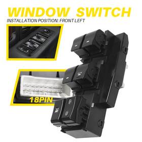 93570-f20004x Auxito 93570-f2000 Driver Master Power Window Switch Auto For Hyundai Elantra 15-22 H