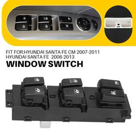 Cckg-sf-06-13 Auxito Power Window Switch Control Button Front Lh For Hyundai Santa Fe Cm 2007-2011