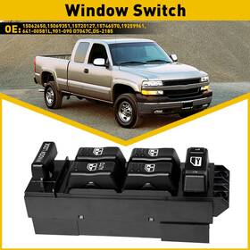 Cckg-silverado-00-02 Auxito Power Window Master Control Switch For Silverado Chevy Suburban Tahoe 00-02 Eoa