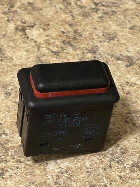 124-f10-p50-383001 Bmw 82-91 E23 E24 E28 E30 Power Window Circuit Breaker Switch #61311369375