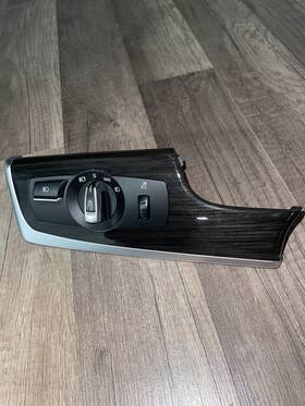 51459166644 Bmw 2011 - 2016 F10 5-series Front Head Light Control Switch Panel With Trim Oem