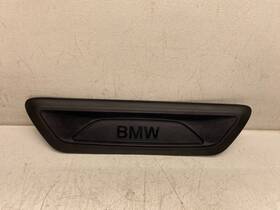 51477349674 Bmw 2016-2019 X1 Right Rear Door Sill Step Plate Trim Cover Panel Black Oem