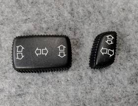 61318360465 Bmw 1998-2003 E39 E38 540i Left Driver Seat Switch Control Knob Oem