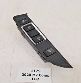 7850478 Bmw Oem F87 F80 F82 M2 M3 M4 Center Console Traction Control Switch Panel Black