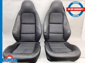 805812 Bmw Z3 Roadster Seat Cushion Upper Lower Vinyl Black Set Left Right 96-99 Oem
