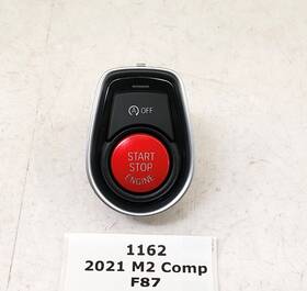 8076620 Bmw 18-21 Oem F22 F87 F32 F82 M2 M4 Auto Start Stop Ignition Button Switch Red