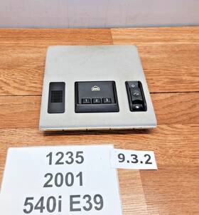 8380338 Bmw 95-03 Oem E39 E38 530 740 750 Overhead Sunroof Switch Garage Opener Gray