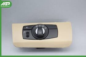 9134728-02 Bmw 913472802 07-13 E70 X5 Headlight Head Lamp Control Switch Beige Unit Oem