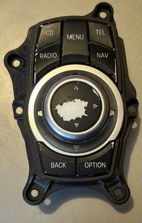 9231116 Bmw 2009-2011 328i Sedan Console Idrive Media Controller Joystick Oem