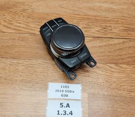 9490076 Bmw Oem G30 G32 F90 M5 Idrive Navigation Ceramic Controller Knob Nbt Nav Button