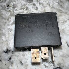 0265003002 Bosch Used # Bmw Abs Black High Current Relay 4 Pin