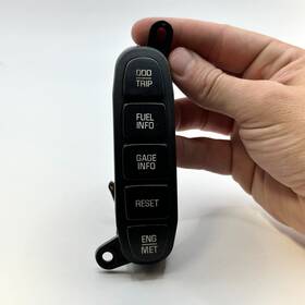 8765432 Buick 2000-2005 Lesabre Oem Fuel Info / Gage Odo Reset Multi-switch