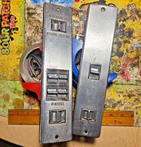 9714061 Cadillac 1968 Sedan Deville Master Door Window Switch And Bezel Driver Passenger