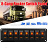 Caj2774463 Gang Orange Rocker Switch Panel Circuit Breaker Led Waterproof Car