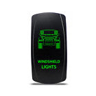 Ch4x4-jkwl-g Rocker Switch Jeep Jk Windshield Lights Symbol Green Led