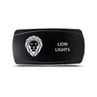 Ch4x4-liol2h-w Rocker Switch Lion Lights Symbol Horizontal White Led