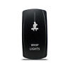 Ch4x4-pole7-w Rocker Switch Whip Lights Symbol White Led