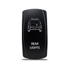 Ch4x4-xts2real3-w Rocker Switch For Nissan Xterra Gen Rear Lights Symbol White