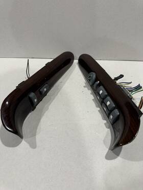 15009667 Chevrolet 1999-00 Cadillac Denalidoor Window Switch Driver And Passenger Side Pair Wood