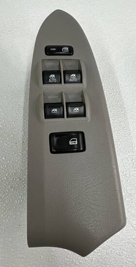 15845012 Chevrolet 06-09 Chevy Trailblazer Master Driver Window Switch Bezel Oem Light Gray