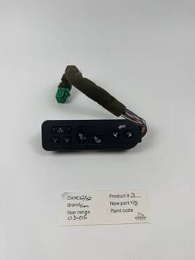 9100-002 Chevrolet 03-06 Chevy Silverado Tahoe Yukon Gmc Driver Heated Memory Seat Switch Oem
