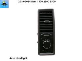 4602918aa Dodge 2019-2024 Ram Front Left Outer Dash Air Vent And Automatic Headlight Switch