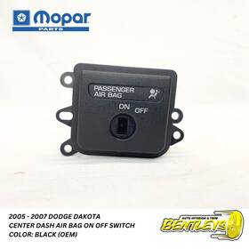 56045540ab Dodge 2005 2006 2007 Dakota Passengers Passenger Bag On Off Dash Switch Oem