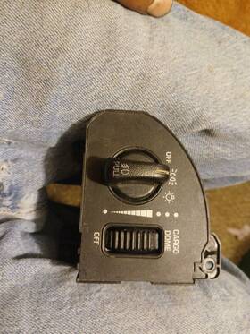 659.ch8n00 Dodge 2000 Ram2500 Headlamp Switch No Fog Lamps Oem